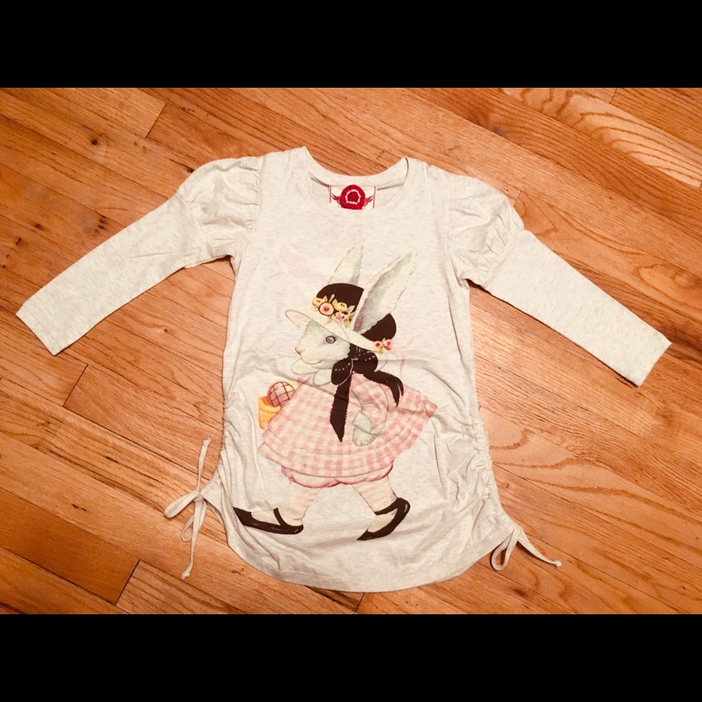 Paper Wings Long Sleeve rabbit tee: Nwt